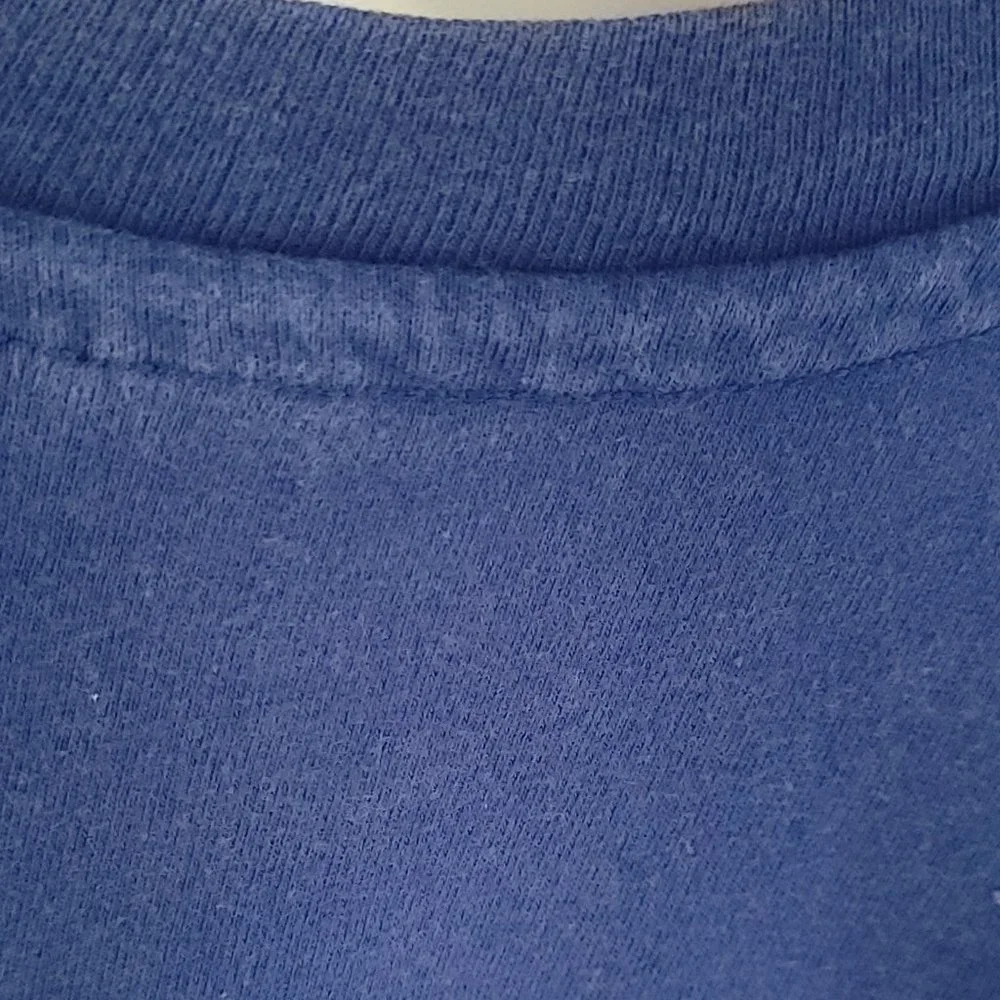 Vintage Florida Graphic T-Shirt Men's XL Navy Blue Hanes Beefy T Distressed - Picture 11 of 12